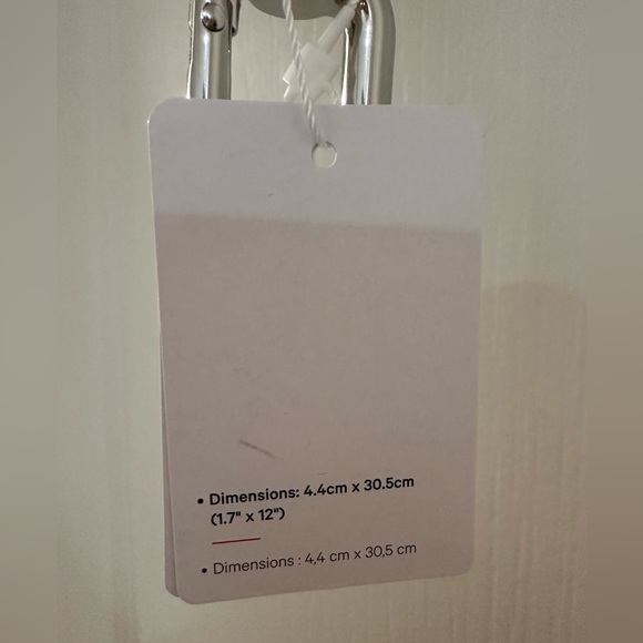 Lululemon Never Lost Keychain Wordmark NWT Sakura Pink/Washed Mauve/White - Picture 8 of 11